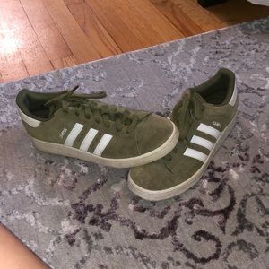 Olive Green Adidas Sneakers